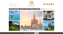 Desktop Screenshot of luxuryhalaltravel.com